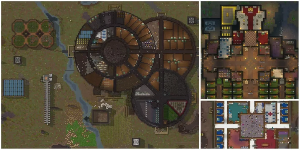 rimworld diseño de refugio